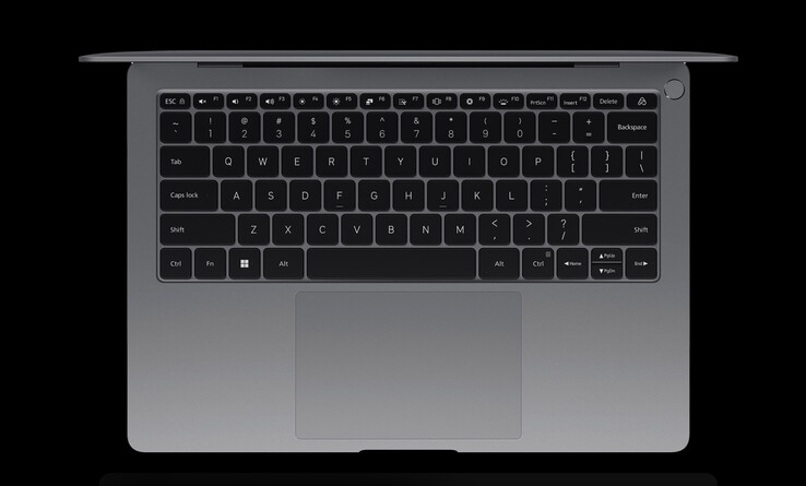 Le Xiaomi Book Pro 14 2022 possède un clavier familier pour ceux qui ont l'habitude d'utiliser des MacBooks. (Image source : Xiaomi)