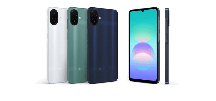 Le Samsung Galaxy A08 dans différentes couleurs