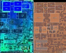 Apple avait des projets ambitieux pour le GPU de l'A16 Bionic, mais a dû les mettre en veilleuse à la dernière minute. (Image : A16 Bionic vs A15 Bionic die shot via Angstronomics)