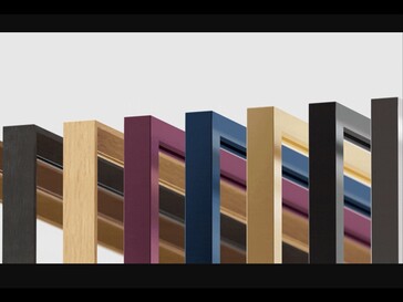 Collection d'options de cadres disponibles pour le téléviseur Amazon Ember Artline.