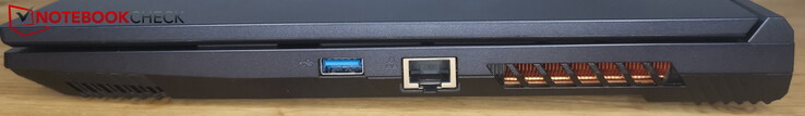 Droit : USB-A, LAN