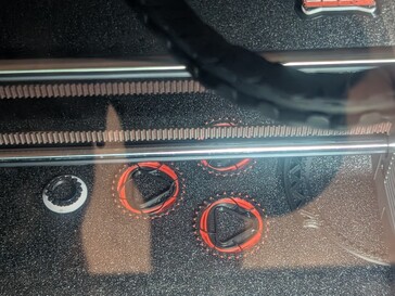 Tournebroche engrenage à impression moyenne.