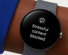Représentation artistique de la surveillance du stress sur une montre Pixel. (Source de l'image : Neume)