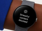 Représentation artistique de la surveillance du stress sur une montre Pixel. (Source de l'image : Neume)