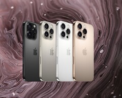Les iPhone 16 Pro et Pro Max conservent le cadre en titane de leurs prédécesseurs. (Source de l'image : Apple, Adrien Converse sur Unsplash, édité)