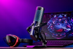 Le ROG Carnyx est un micro à condensateur USB avec contrôle direct du casque (Image Source : Asus)