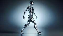 Ce robot est liquide et peut se déformer, se diviser et fusionner avec d'autres robots liquides. (Source de l'image : DallE3)