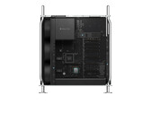 Le Mac Pro prend désormais en charge jusqu'à 128 Go de VRAM GDDR6 via deux cartes graphiques Navi 21. (Image source : Apple) 