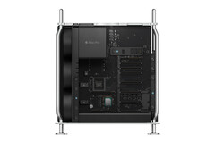 Le Mac Pro prend désormais en charge jusqu&#039;à 128 Go de VRAM GDDR6 via deux cartes graphiques Navi 21. (Image source : Apple) 