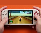 Console portable Mangmi Air X avec Grand Theft Auto : Vice City Stories. (Source de l'image : Joey's Retro Handhelds)