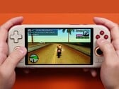 Console portable Mangmi Air X avec Grand Theft Auto : Vice City Stories. (Source de l'image : Joey's Retro Handhelds)