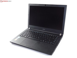 En test : l'Acer TravelMate P449. Modèle de test aimablement fourni par notebooksbilliger.de.
