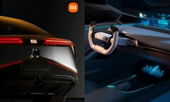 Quelques rendus de la &quot;Xiaomi Car&quot;. (Source : MyDrivers)