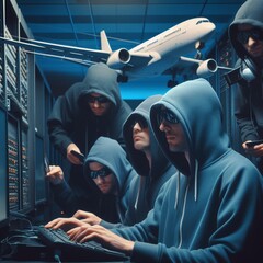 La faille a été détectée lors d'une attaque similaire contre la compagnie aérienne néerlandaise Transavia. (Source de l'image : MS Bing/DALL-E 3)