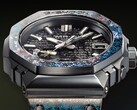 La Casio MRG-B2100HR-1AJR (photo) présente une finition unique appliquée sur l'ensemble de la montre.