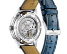 Vue arrière de la Citizen NJ0250-01A montrant son mouvement automatique 8210 visible à travers le fond transparent du boîtier.