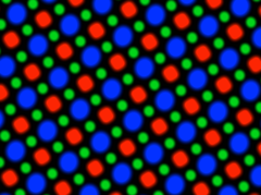 Avec cette densité de pixels, un écran 2K ne mesurerait que 1 x 1 mm. (Source de l'image : Wikimedia)