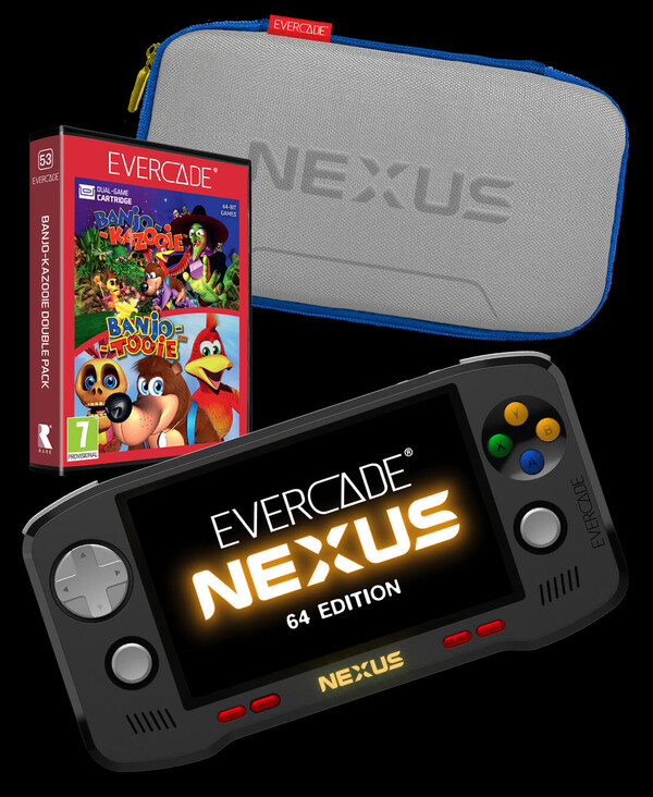 L'Evercade Nexus 64 Edition coûtera plus cher mais sera livré avec des accessoires.