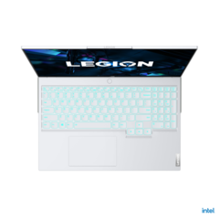 Lenovo Legion 5i Pro - Stingray White - Vue de dessus. (Image Source : Lenovo)