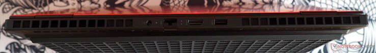 Arrière : connecteur réseau, RJ45 LAN, HDMI 2.1, USB-A 3.0