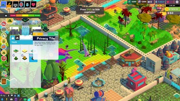 Illustration : une capture d'écran du jeu Parkasaurus.