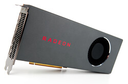 En test : l'AMD Radeon RX 5700. Modèle de test fourni par AMD Allemagne.