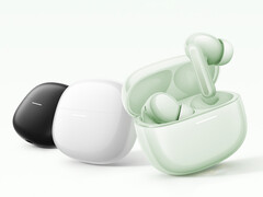 Les Redmi Buds 8 seront bientôt commercialisés en Chine. En photo : les trois options de couleur des écouteurs.