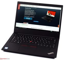 En test : le Lenovo ThinkPad E480. Modèle de test aimablement fourni par Campuspoint.