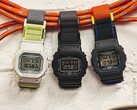 Casio ajoute une boucle magnétique à sa G-Shock carrée classique. Photo (de gauche à droite) : G-Shock DW-5600MNC-7A8, DW-5600MNC-1, DW-5600MNC-8A2