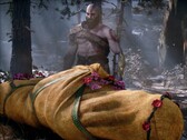 Kratos, personnage de God of War, et Laufey, illustrés