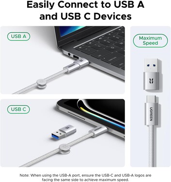 Compatibilité USB-A et USB-C