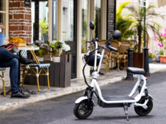 Le scooter électrique Vida-a-gogo dispose d&#039;une fonction de démarrage à distance sans clé. (Image source : Kickstarter)