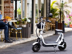 Le scooter électrique Vida-a-gogo dispose d'une fonction de démarrage à distance sans clé. (Image source : Kickstarter)
