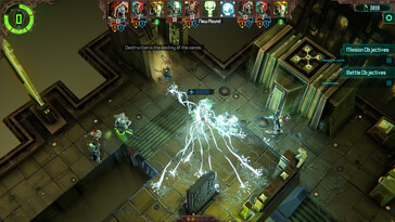 Sur l’image : une capture d’écran du jeu Warhammer 40,000: Mechanicus.
