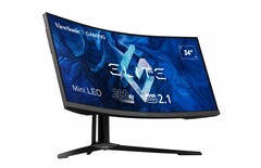 Le nouveau moniteur de jeu ultra-large de ViewSonic devrait offrir une excellente fidélité des couleurs, entre autres caractéristiques haut de gamme. (Image source : ViewSonic)