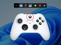 La nouvelle barre de contrôle est une forme simplifiée de la Xbox Game Bar. (Image source : Microsoft)