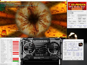 MSI RTX 2070 Gaming Z 8G - Stress test Furmark (PT 111 %).