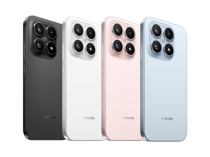 Le Xiaomi 17 dans ses quatre couleurs de lancement. (Source de l'image : Xiaomi)