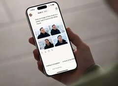 Un utilisateur interagissant avec Grok AI via un smartphone (Source de l&#039;image : Bryan M Wolfe/Digital Trends)