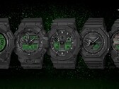 Les montres G-Shock Black et Electro Green de Casio