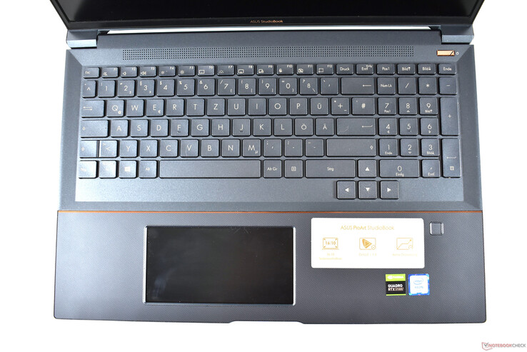 Zone clavier Asus ProArt StudioBook Pro X W730G5T