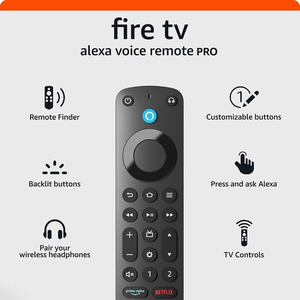 La prochaine Fire TV Remote Plus remplacera la Fire TV Alexa Voice Remote (illustrée).