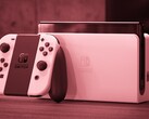 Le modèle OLED de la Nintendo Switch est sorti en 2021 et est logé dans un corps en métal. (Source de l'image : Nintendo - édité)