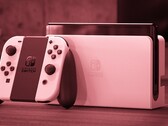 Le modèle OLED de la Nintendo Switch est sorti en 2021 et est logé dans un corps en métal. (Source de l'image : Nintendo - édité)