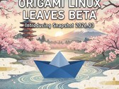 Origami Linux sort de la version bêta avec l'instantané 2026.03