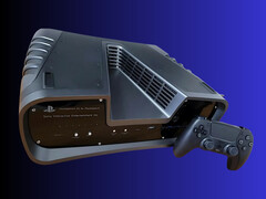 Exemple de kit de développement pour la PS5 (source de l'image : Apart_Shock@r/gaming subreddit with edits)