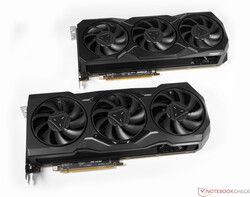 AMD Radeon RX 7900 XTX et AMD Radeon RX 7900 XT. Unités de test offertes par AMD Allemagne.