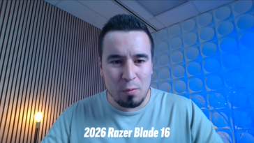 Qualité de la webcam du Razer Blade 16 2026.