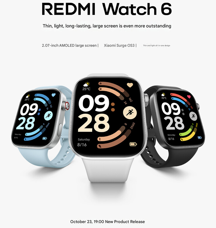 Le teaser de lancement de la smartwatch (Image source : Xiaomi - machine translated)