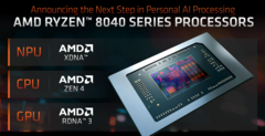 La carte AMD Ryzen 9 8945HS a été testée sur Geekbench (image via AMD)